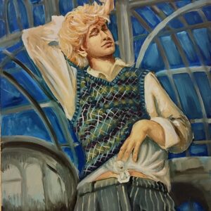 Erik Otto з квіткою, Dorian Mersinsomn, 42х51